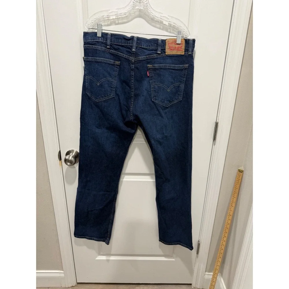 Levi's Mens Jeans‎ Dark Wash Stretch Blue 38x32